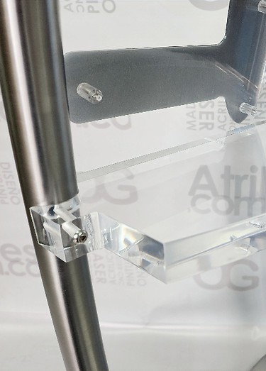 Atril acrilico y metal 046